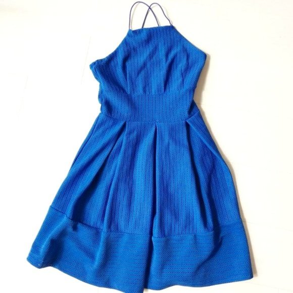 New Twik Knit Halter Fit Flare Sweater 